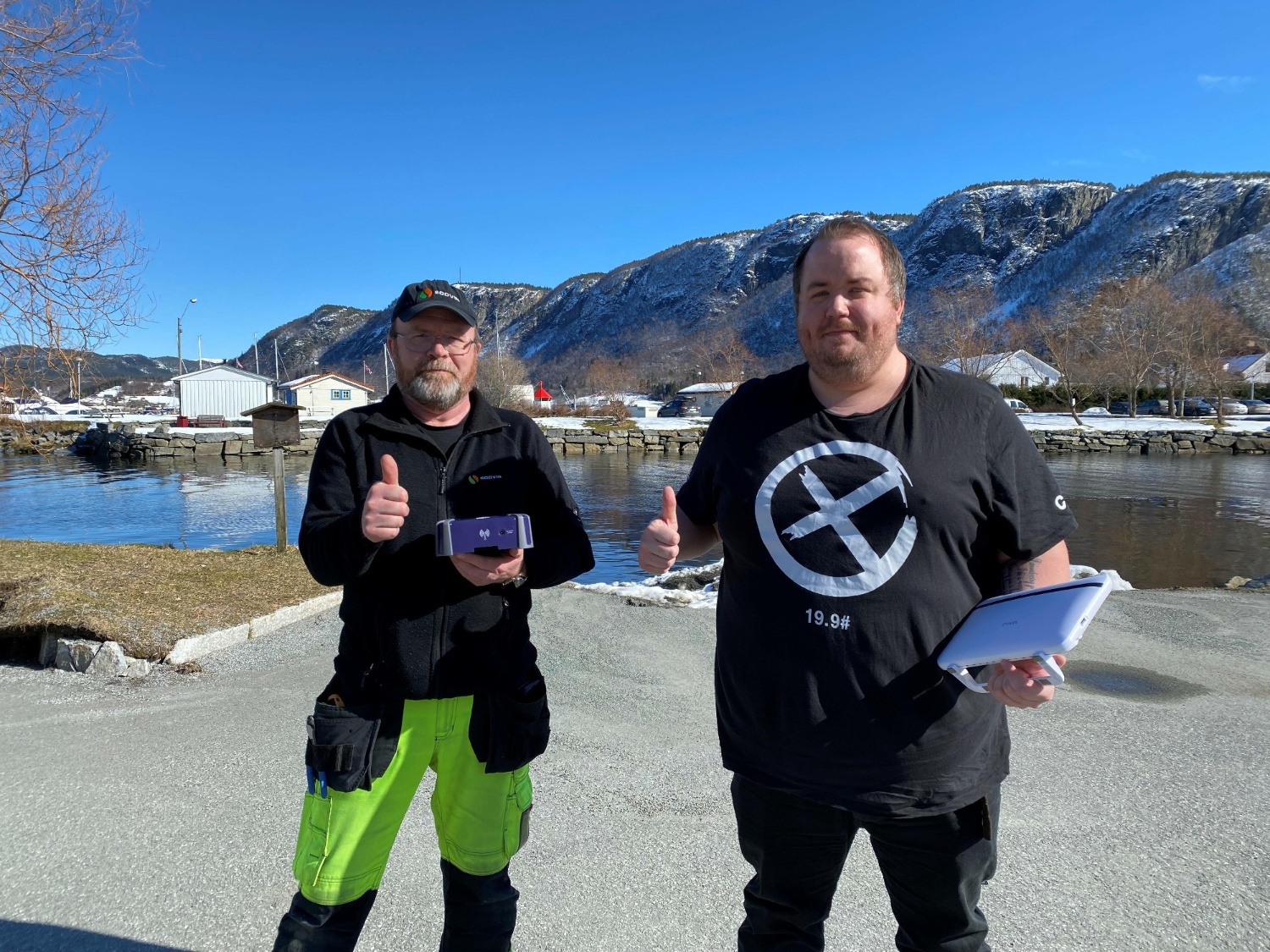 Jan og Øyvind fra Sodvin WiFixeD